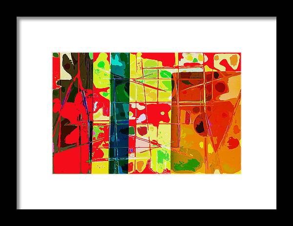Abstract Framed Print featuring the photograph Heart by Ricardo Dominguez