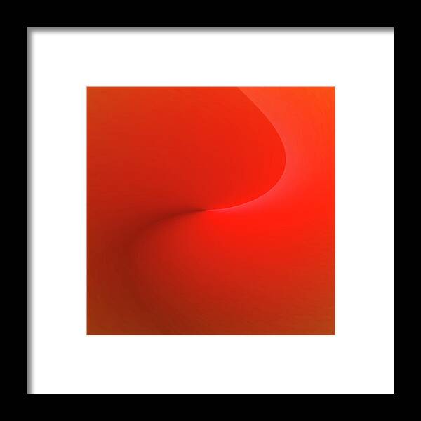 Heat Of Passion Framed Print featuring the digital art Heat of Passion by Mike Breau