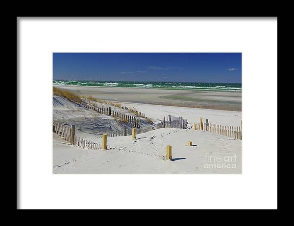 Mayflower Beach Framed Print featuring the photograph Heaven at Mayflower Beach by Amazing Jules