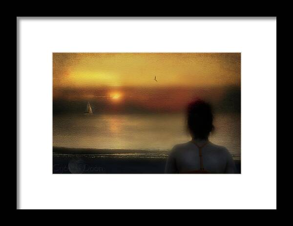  Framed Print featuring the photograph Heaven is not a place or a time by Cybele Moon