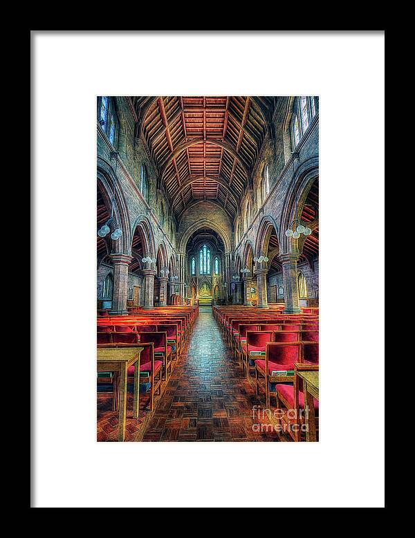 Church Framed Print featuring the digital art Heavenly by Ian Mitchell