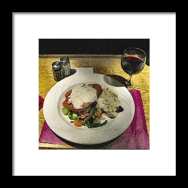 Lunch Framed Print featuring the photograph Heavenly Lunch by Lin Grosvenor