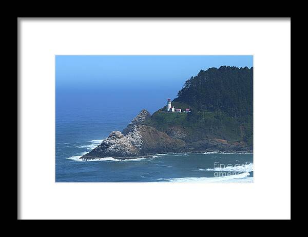 Stone Framed Print featuring the photograph Heceta Head by Christiane Schulze Art And Photography