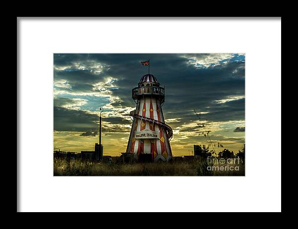 Amusements Framed Print featuring the photograph Helter Skelter by Paul Warburton