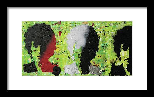 Bob Dylan Framed Print featuring the painting He's not selling any alibis by Jayime Jean