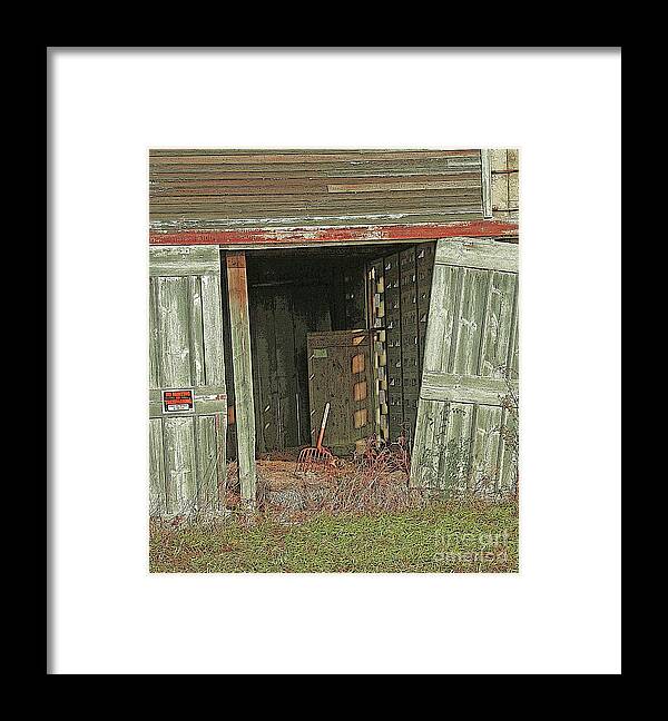 Barn Framed Print featuring the photograph Hey Day by Julie Lueders 
