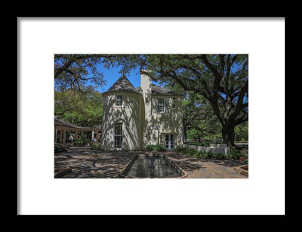 Ul Framed Print featuring the photograph Heyman House Fountain by Gregory Daley MPSA