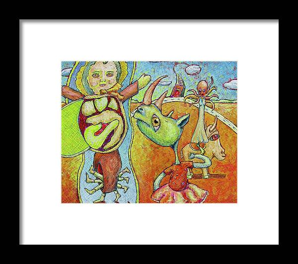 Legs Framed Print featuring the painting Embracing Diversity by Ronald Walker