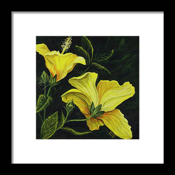 Flower Framed Print featuring the photograph Hibiscus 2 by Darice Machel McGuire
