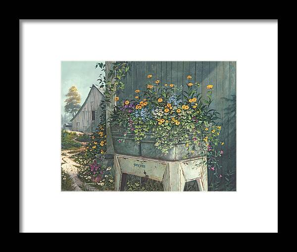 Michael Humphries Framed Print featuring the painting Hidden Treasures by Michael Humphries