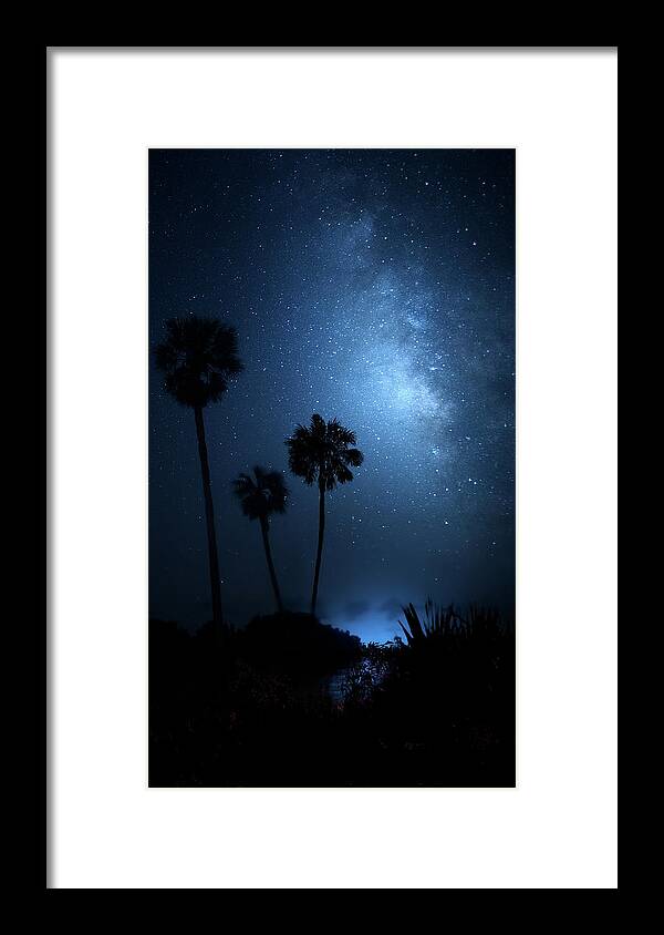 Milky Way Framed Print featuring the photograph Hidden Worlds by Mark Andrew Thomas
