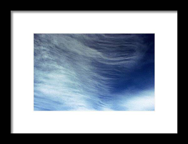 Clouds Framed Print featuring the photograph High Cirrus by T Guy Spencer