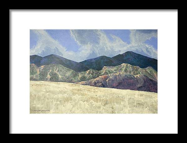 Meadow Framed Print featuring the painting High Meadow by Kerry Beverly
