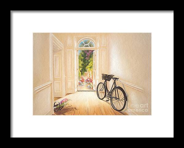 Interior Framed Print featuring the painting High Nellie by Vanda Luddy