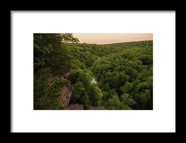 Pennsylvania Framed Print featuring the photograph High Rock Vista by Kristopher Schoenleber