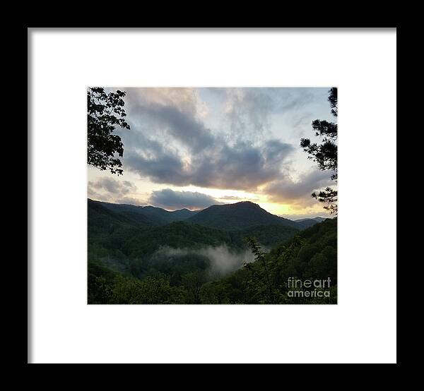 High Sunset Framed Print featuring the photograph High Sunset by Curtis Sikes