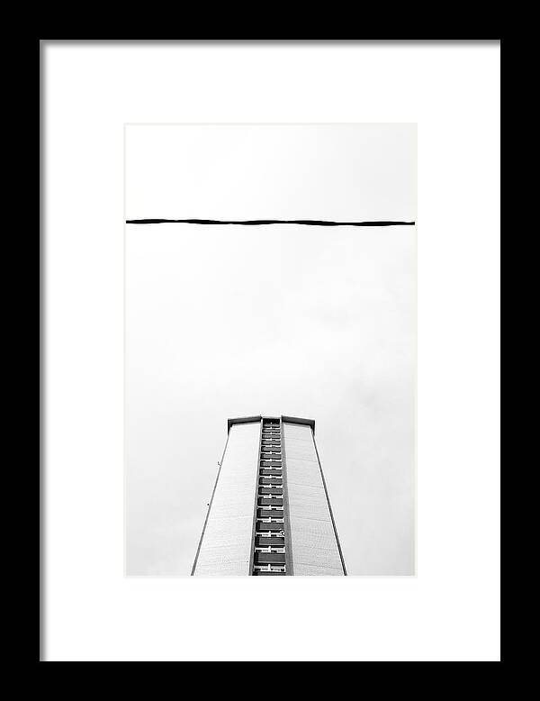 Wire Framed Print featuring the photograph High Wire Act by Kreddible Trout