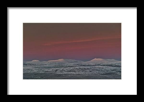 Landscape Framed Print featuring the photograph Highland Dawn by Pekka Sammallahti