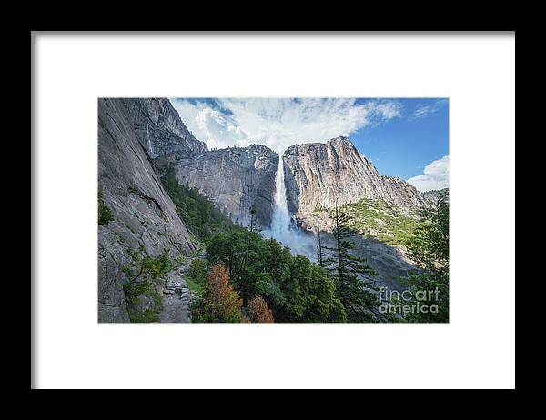 Yosemite Valley Framed Print featuring the photograph Hike To Upper Falls by Michael Ver Sprill