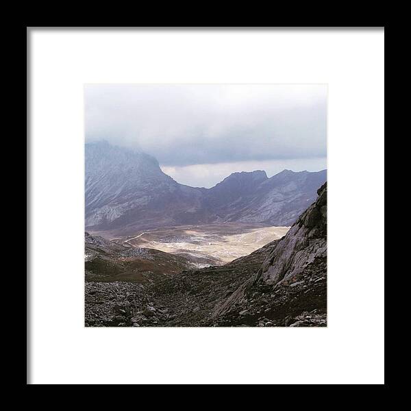 Mountains Framed Print featuring the photograph Hiking In The Picos De Europa, Spain by Charlotte Cooper