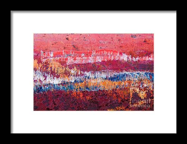 Abstracts Framed Print featuring the photograph Hillside Sunset by Marilyn Cornwell