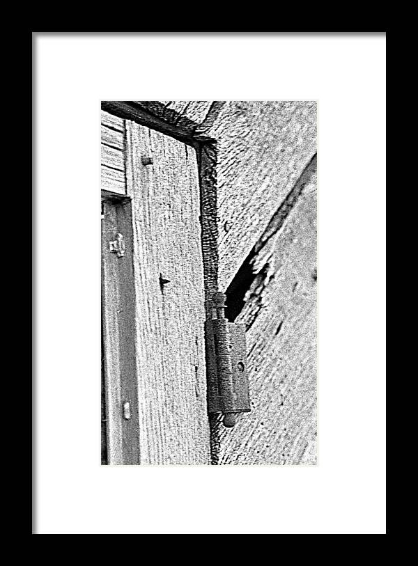 Ansel Adams Framed Print featuring the photograph Hinge by Curtis J Neeley Jr