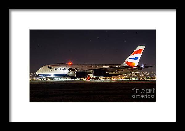 Aviation Framed Print featuring the photograph His Majesty The King by Alex Esguerra