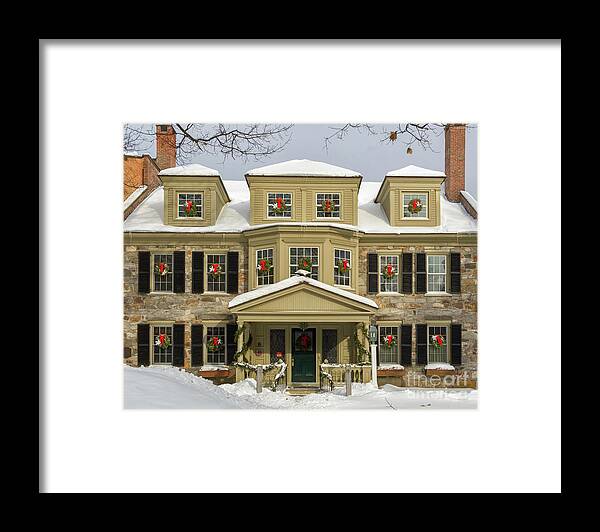 Vermont Framed Print featuring the photograph Historic Holidays by Phil Spitze