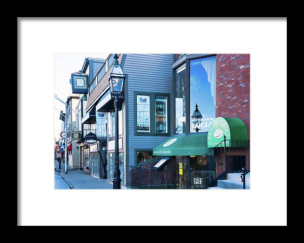 Newport Framed Print featuring the photograph Historic Newport Buildings by Nancy De Flon