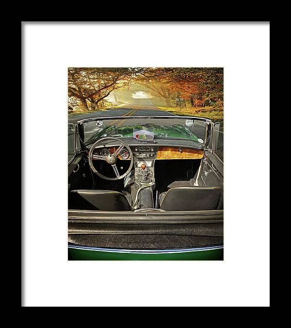 Cars Framed Print featuring the photograph Hit The Road by John Anderson