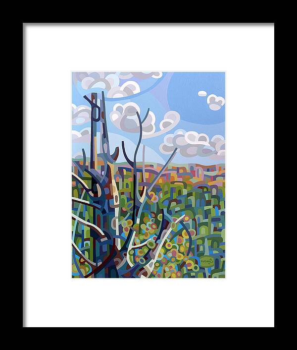 Fine Art Framed Print featuring the painting Hockley Valley by Mandy Budan