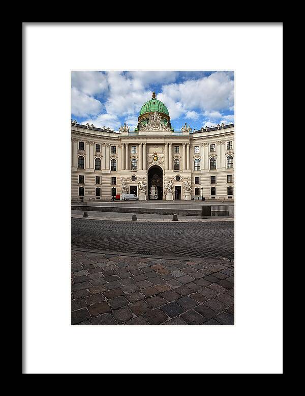 Hofburg Framed Print featuring the photograph Hofburg Palace in Vienna by Artur Bogacki
