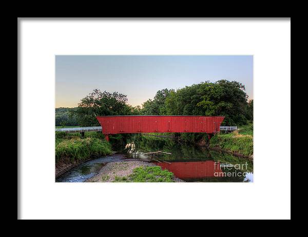 Covered Bridges Of Madison County Framed Print featuring the photograph Hogback Covered Briodge by Thomas Danilovich