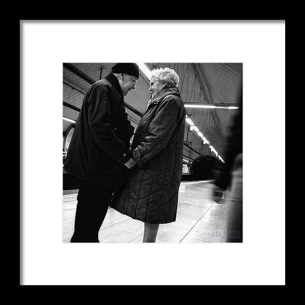 Citylife Framed Print featuring the photograph Hold Me Tight, Baby

#people by Rafa Rivas