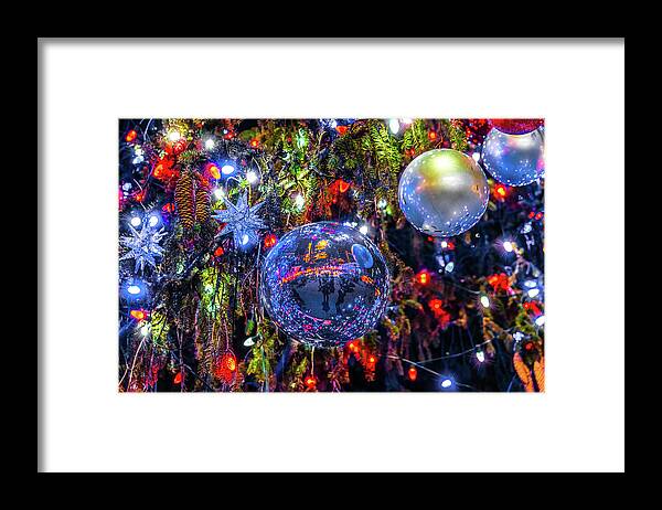 Christmas Framed Print featuring the photograph Holiday Tree Ornaments by Chris Lord