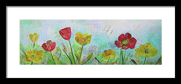 Tulip Framed Print featuring the painting Holland Tulip Festival I by Shadia Derbyshire