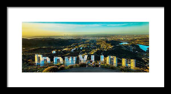 Los Angeles Framed Print featuring the photograph Hollywood Dreaming by Az Jackson