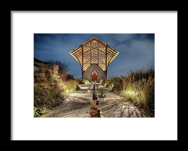 Holy Family Shrine Framed Print featuring the photograph Holy Family Shrine by Susan Rissi Tregoning