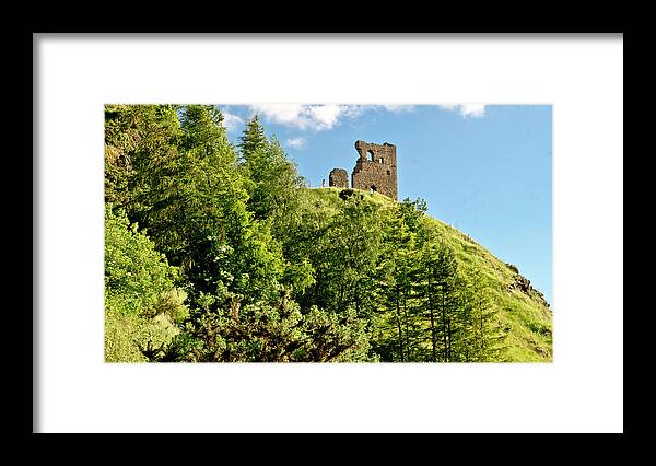 Undiscovered Scotland Framed Print featuring the photograph Holyrood park. St. Anthony's chapel. by Elena Perelman