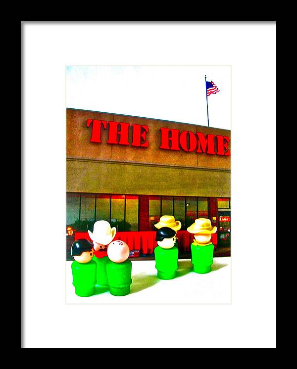 Home Depot Framed Print featuring the photograph Home Away From Home by Ricky Sencion