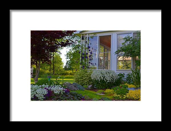 Colors Framed Print featuring the photograph Home Garden by Michael Mrozik