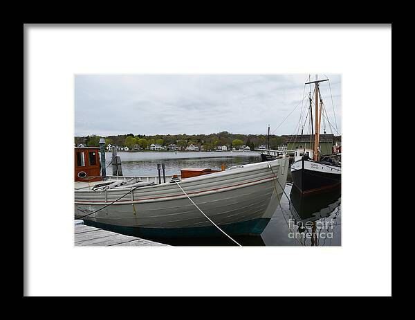 Sea Framed Print featuring the photograph Home Port by Leslie M Browning