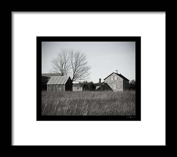 Deserted Framed Print featuring the photograph Homestead by Tim Nyberg