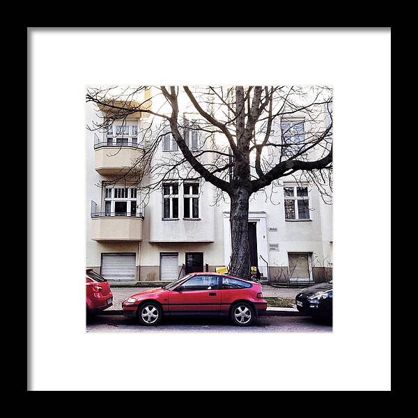 Igerberlin Framed Print featuring the photograph Honda Cr-x

#berlin #friedenau by Berlinspotting BrlnSpttng