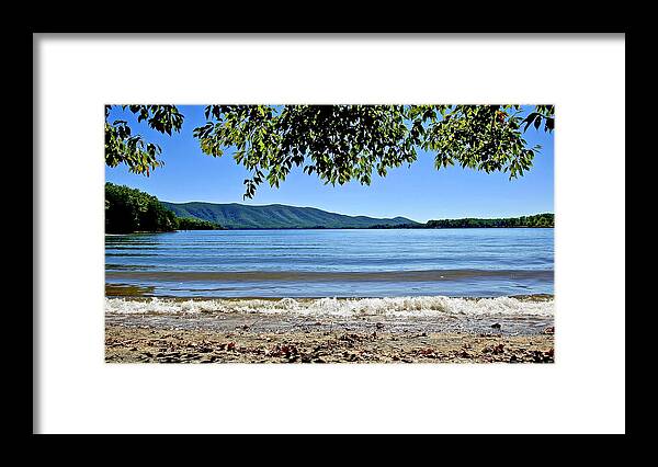 Smith Mountain Lake Framed Print featuring the photograph Honeysuckle Cove, Smith Mountain Lake by The James Roney Collection