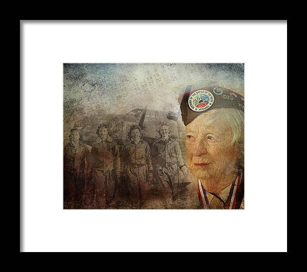 Wwii Framed Print featuring the digital art Honor Flight by Looking Glass Images