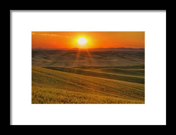 Palouse Framed Print featuring the photograph Hope and Glory by Mark Kiver