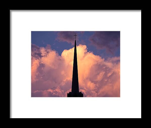 Steeple Framed Print featuring the photograph Hope by Brad Boland