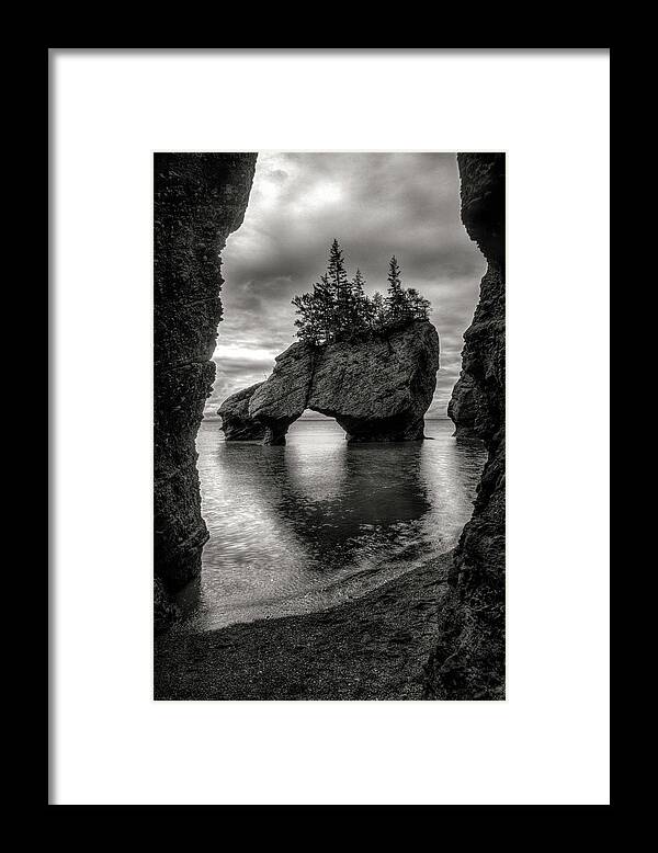 Bay Of Fundy Framed Print featuring the photograph Hopewell Rocks by Neil Shapiro