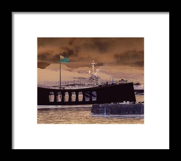Hawaii Framed Print featuring the photograph Hornet in Pearl by Mike Ray
